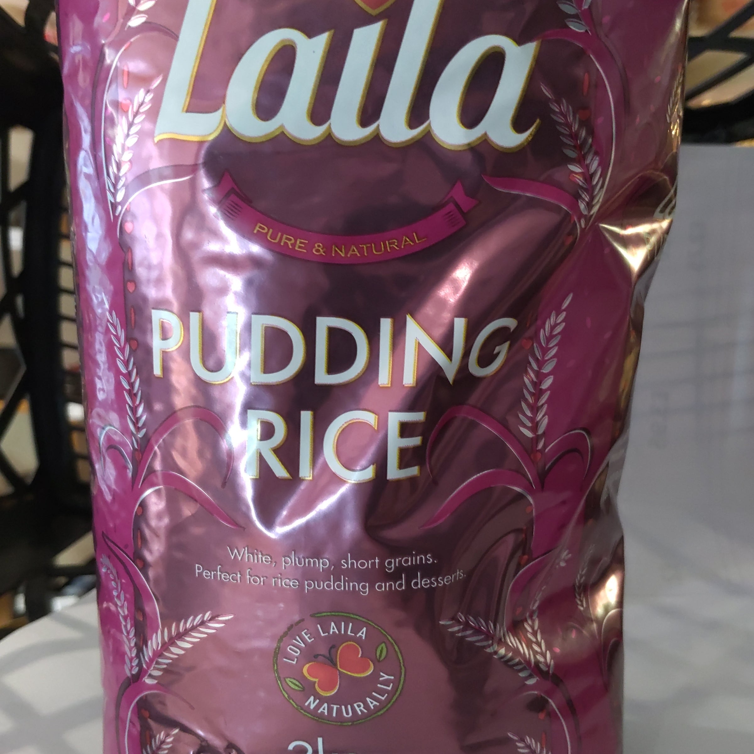 Laila Pudding Rice Rice, Seeds, Nuts & Beans > Laila Pudding Rice 2kg